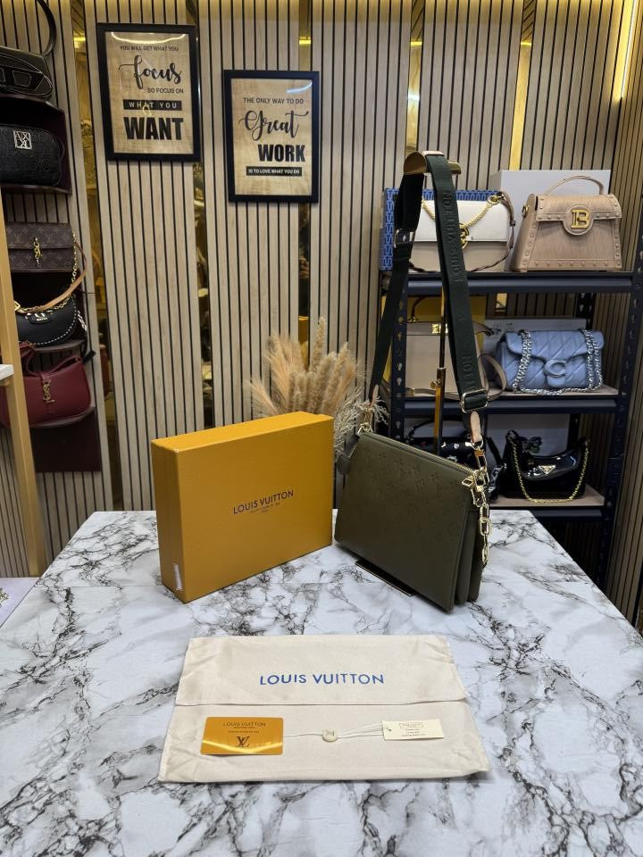 Loui_s Vuitton Coussin PM Bag Premium Quality With Box And Dust Bag (green) (47545)