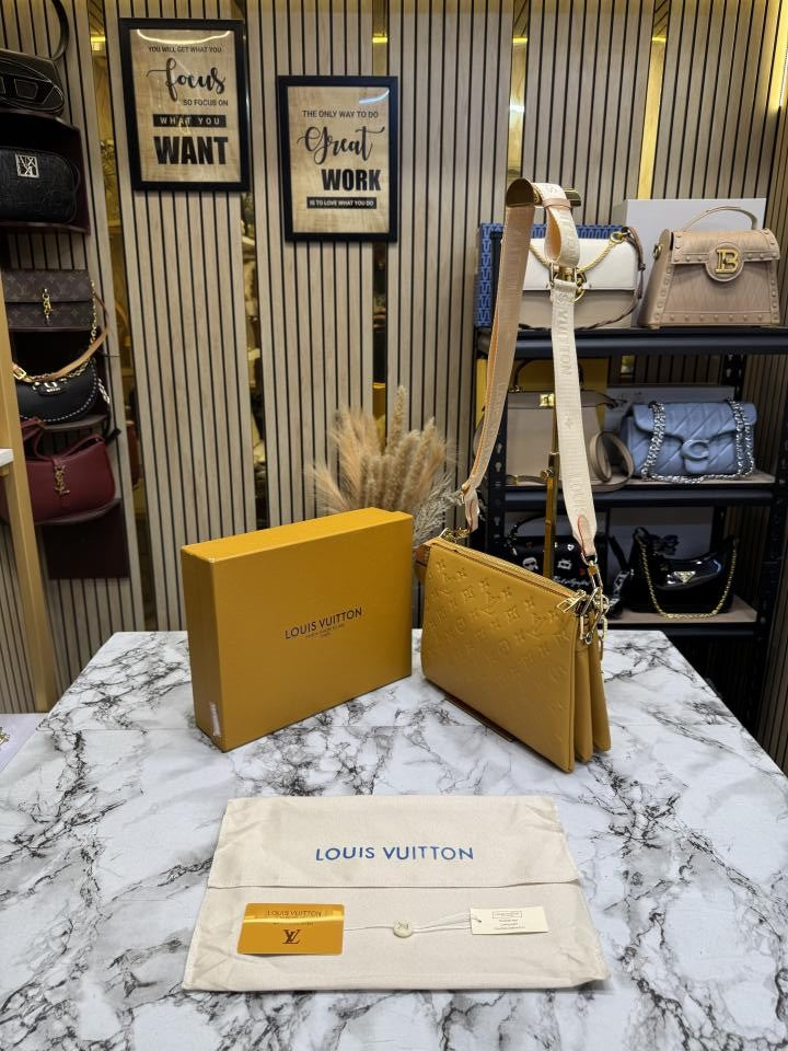 Loui_s Vuitton Coussin PM Bag Premium Quality With Box And Dust Bag (yellow) (47545)