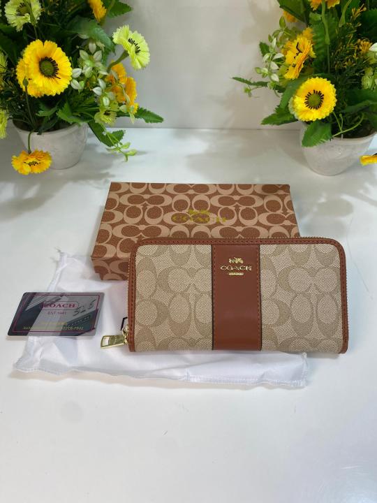 COAC_H  LADIES LONG WALLET WID OG BOX ETC 401
