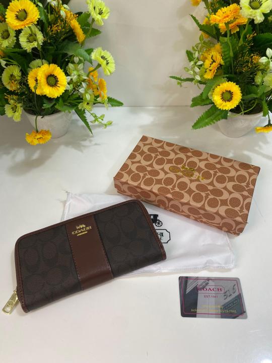 COAC_H LADIES LONG WALLET WID OG BOX ETC 402