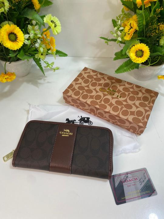 COAC_H LADIES LONG WALLET WID OG BOX ETC 402