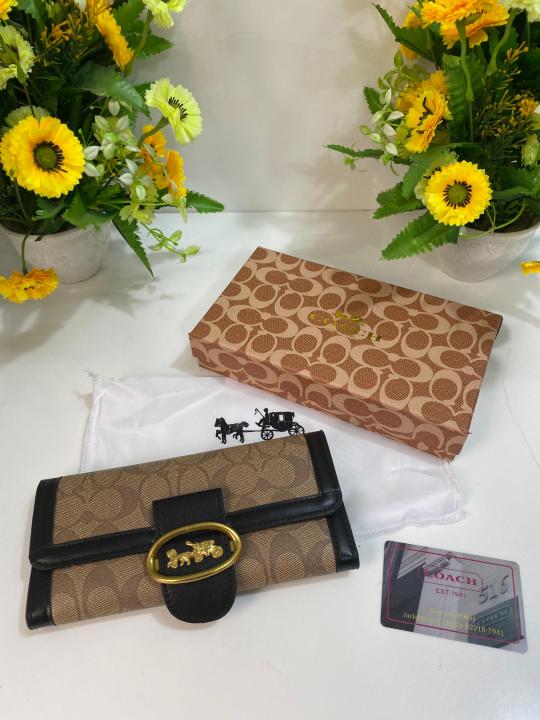 COAC_H  LADIES LONG WALLET WID OG BOX ETC 403