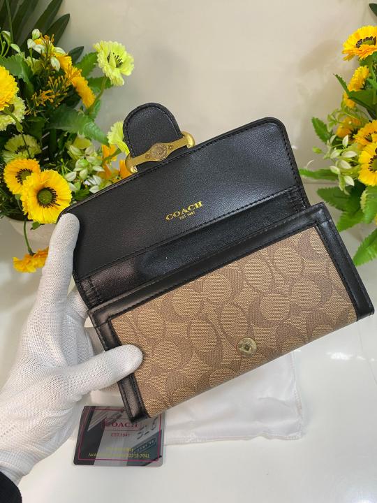 COAC_H  LADIES LONG WALLET WID OG BOX ETC 403