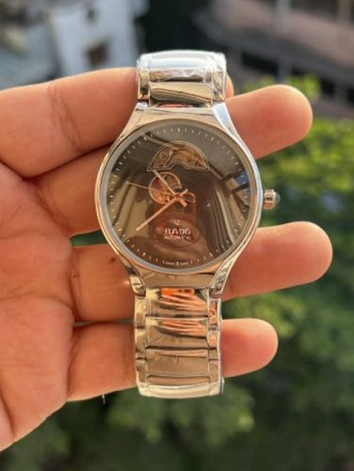 RAD_O ROUND AUTOMATIC SILVER BLACK