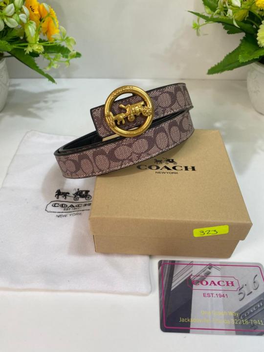 COAC_H PREMIUM LADIES BELT WID OG BOX ETC 323