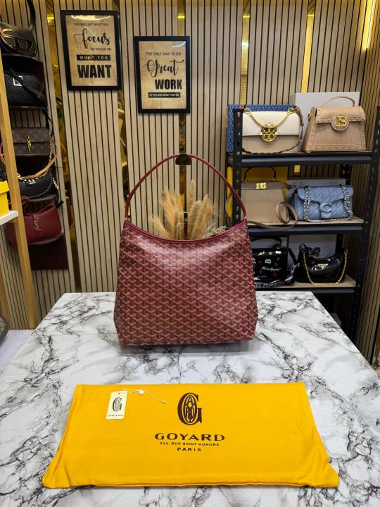 Goyar_d Bomene PM Hobo Bag With Dust Bag (2269-Maroon)
