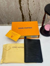 Loui_vuitton premium wallet water ripple 60180 black