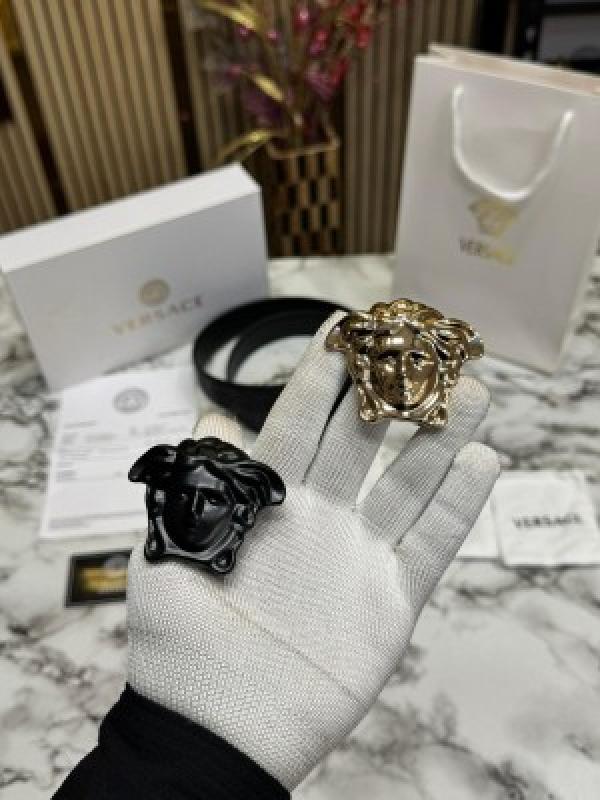 VERSACE BELT COMBO PREMIUM QUALITY WITH OG BOX DUST BAG CARRY BAG VE NO 1