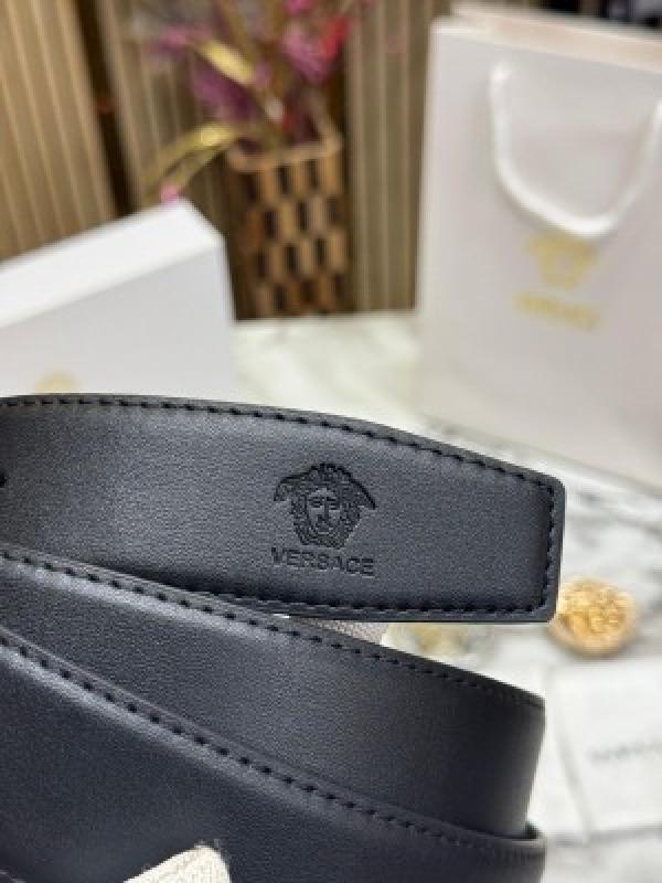 VERSACE BELT COMBO PREMIUM QUALITY WITH OG BOX DUST BAG CARRY BAG VE NO 2