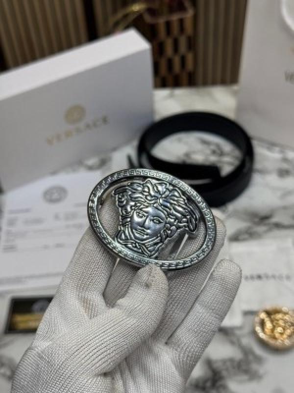 VERSACE BELT COMBO PREMIUM QUALITY WITH OG BOX DUST BAG CARRY BAG VE NO 2