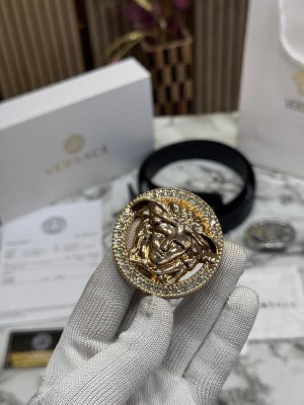 VERSACE BELT COMBO PREMIUM QUALITY WITH OG BOX DUST BAG CARRY BAG VE NO 2
