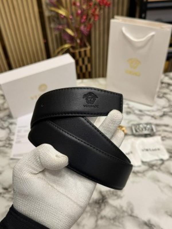 VERSACE BELT COMBO PREMIUM QUALITY WITH OG BOX DUST BAG CARRY BAG VE NO 3
