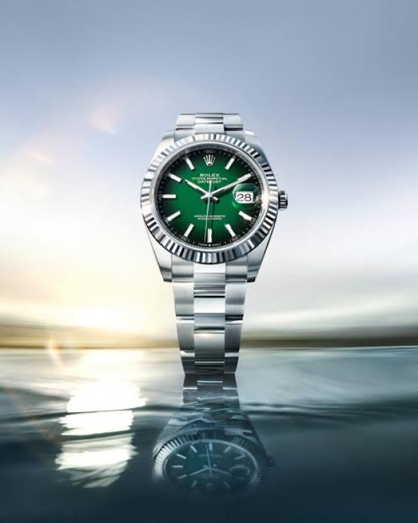 Role_x Date Just 2026 Green Ombre Automatic P23