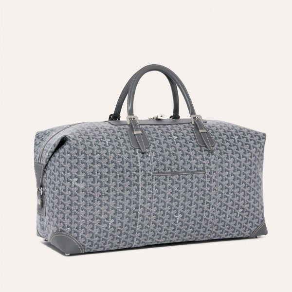 Goyar_d boeing travel duffle bag in ian canvas with dust bag (grey-2316)