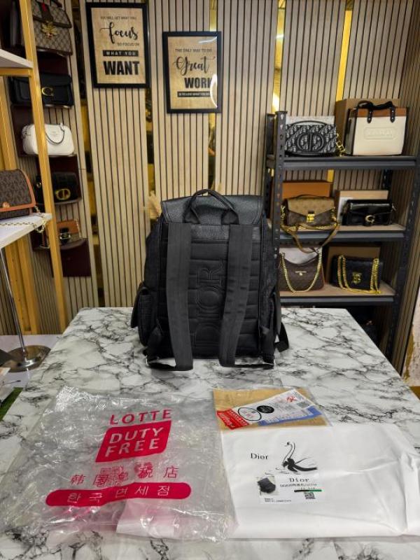 Christian_Dior_Saddle_Oblique_BackPack_With_Dust_Bag_(Full_Black)