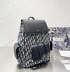 Christian_Dior_Saddle_Oblique_BackPack_With_Dust_Bag_(White-Black)