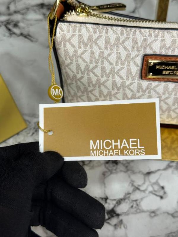 Michael_Kors Jet Set Shoulder Bag With Box And Dust Bag (Beige)
