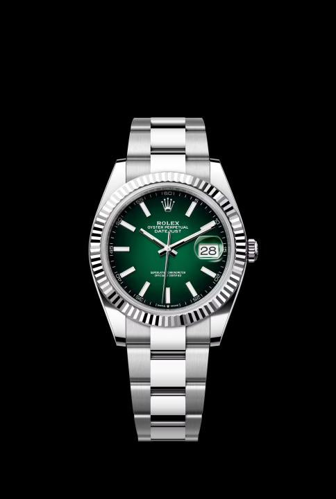 Role_x Date Just 2026 Green Ombre Automatic P23