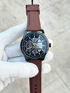 Tommyy  Hilfiger Automatic Silicon Belt Brown Black AT145