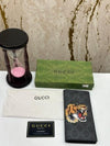 GUCC_I TIGER LONG WALLET WITH OG BOX AND DUST BAG AND CARD (BLACK) S09