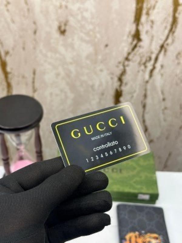 GUCC_I TIGER LONG WALLET WITH OG BOX AND DUST BAG AND CARD (BLACK) S09