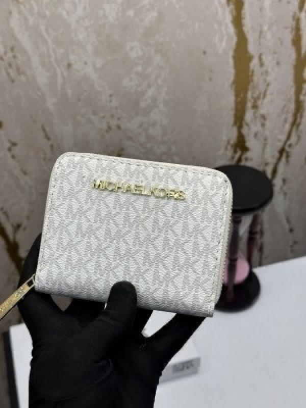 MICHAEL_KORS PREMIUM LADIES WALLET WITH OG BOX (60067-WHITE)