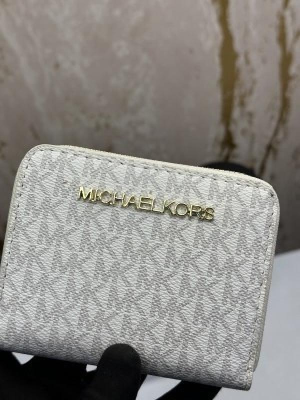 MICHAEL_KORS PREMIUM LADIES WALLET WITH OG BOX (60067-WHITE)