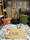 Gucc_i GG Emblem Embossed Large Tote Bag With Double Og Box And Dust Bag (Black)