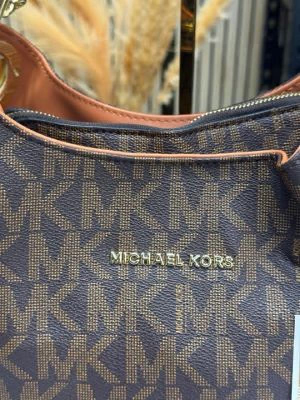 Michael_Kors Fulton Handbag With Dust Bag (Brown)