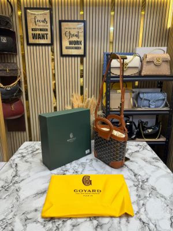 Goyar_d Anjou Mini Beluga Tote Bag With Box And Dust Bag (Brown-2531)
