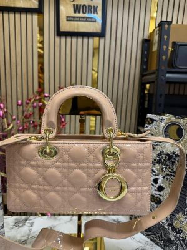 Christian_Dior_D-Joy_Pearl_Patent_Handbag_With_Box_And_Dust_Bag_Including_CarryBag_(8861-Apricot)