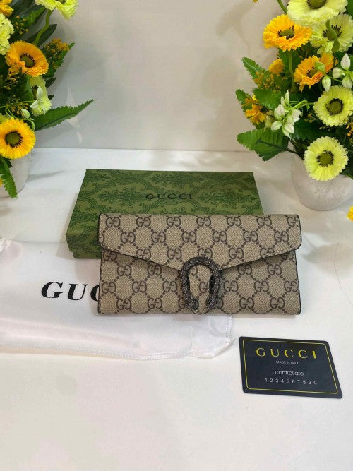 GUCCI_GG PREMIUM WOMENS DIONYSUS WALLET WID OG BOX ETC 404