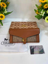 COACH_TABBY THREE FOLD PREMIUM WOMENS  WALLET WID OG BOX ETC 407