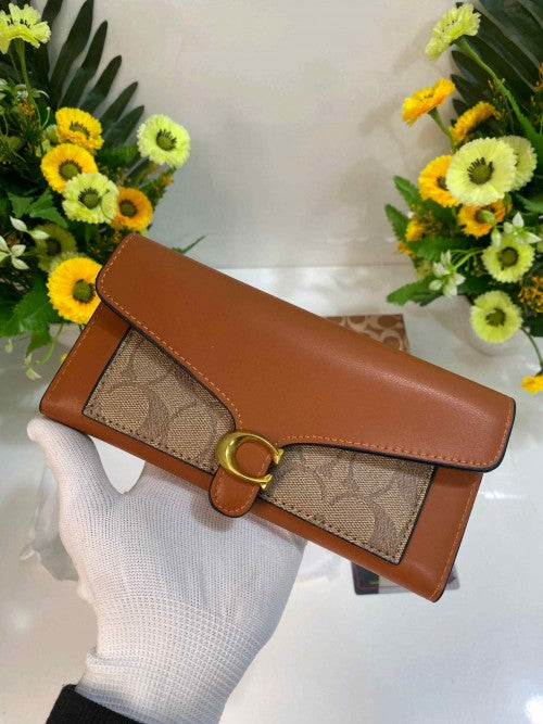 COACH_TABBY THREE FOLD PREMIUM WOMENS  WALLET WID OG BOX ETC 407