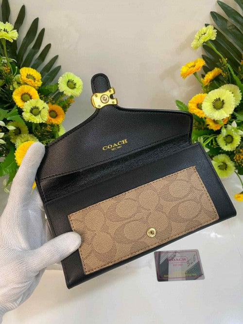 COACH_TABBY THREE FOLD PREMIUM WOMENS  WALLET WID OG BOX ETC 408