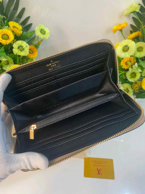 LOUIS_VUITTON_BICOLOUR MONOGRAM ZIPPER PREMIUM WOMENS  WALLET WID OG BOX ETC 394