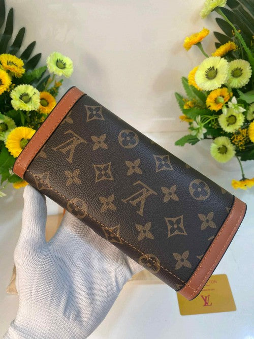 LOUIS_VUITTON_DAUPHINE MONOGRAM CANVAS  WALLET PREMIUM WOMENS  WALLET WID OG BOX ETC 395