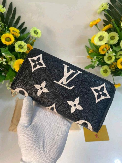 LOUIS_VUITTON_BICOLOUR MONOGRAM ZIPPER PREMIUM WOMENS WALLET WID OG BOX ETC 396
