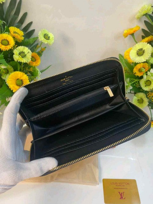 LOUIS_VUITTON_BICOLOUR MONOGRAM ZIPPER PREMIUM WOMENS WALLET WID OG BOX ETC 396