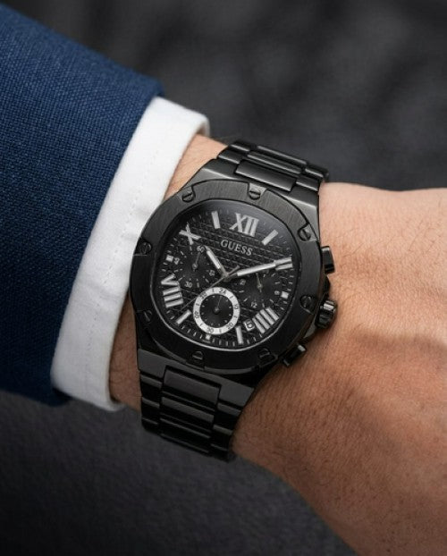 Guess Square Chronograph Black