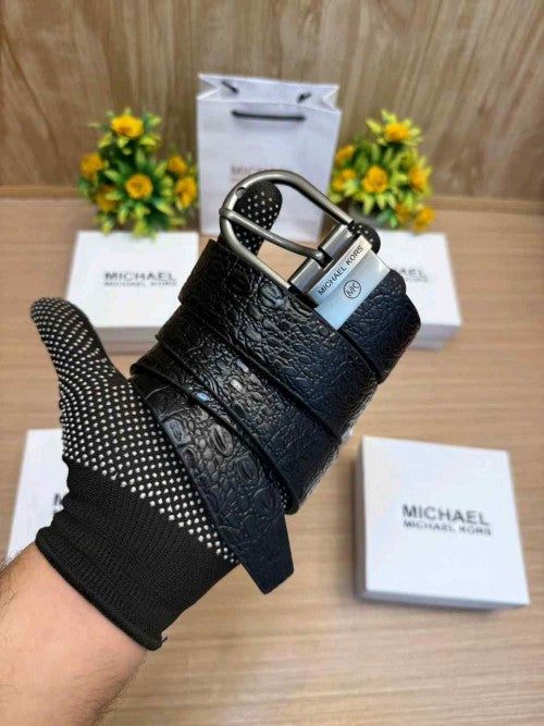 MICHAEL_KORS PREMIUM CROCODILE EMBOSE REVERSE BELT WID OG  BOX ETC 507