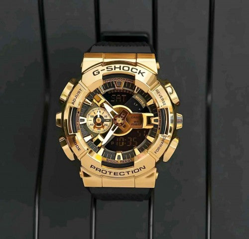 G Shock GA 110 Black & Gold