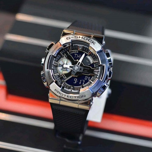 G Shock GA 110 Black & Steel