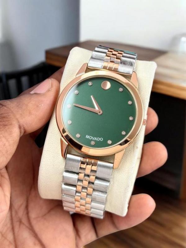 MOVADO TWO TONE GREEN