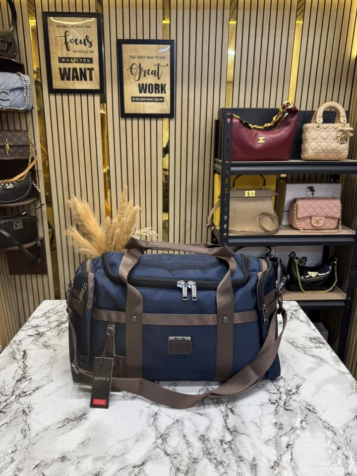 TUMI Alpha Bravo Style Duffle Bag  Travel Gym Bag (T95881-Blue)