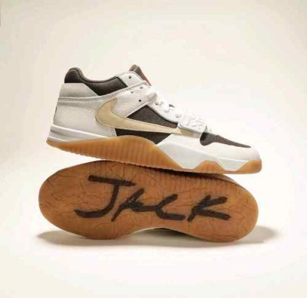 Jordan Travis Scott Jumpman Jack Trainer Sail With All Accessories 209