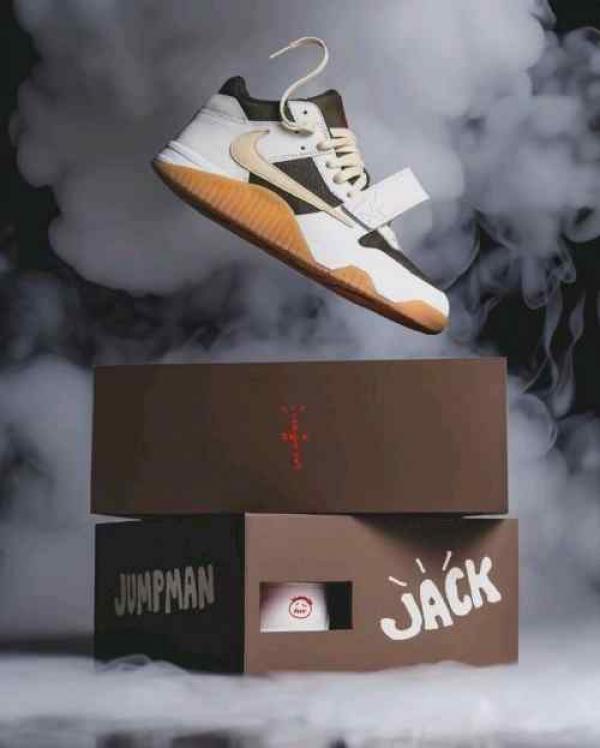 Jordan Travis Scott Jumpman Jack Trainer Sail With All Accessories 209