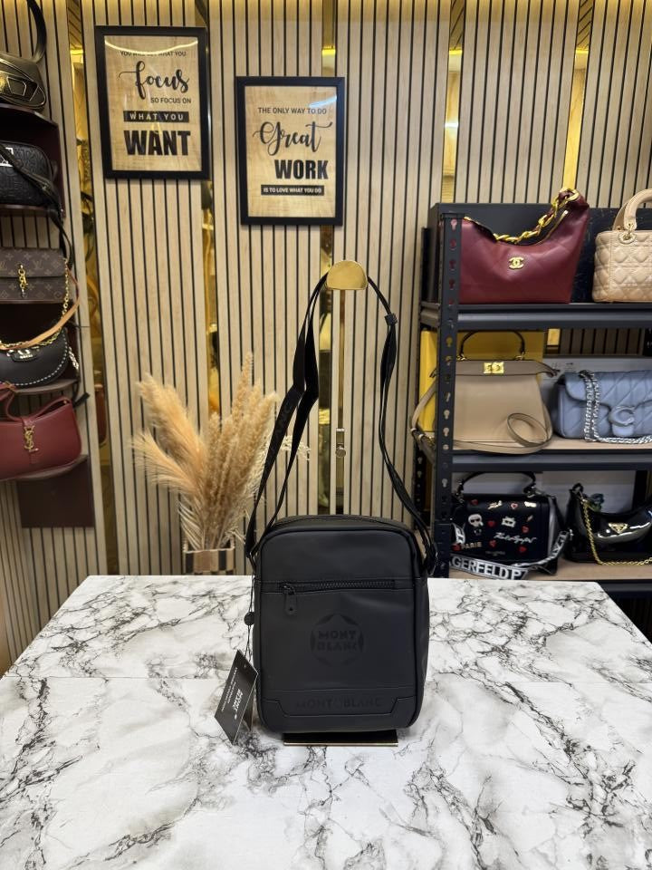 Mont blan_c Logo Reporter Crossbody side Bag (9519)