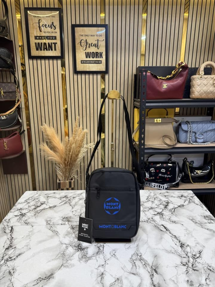 Mont blan_c Logo Reporter Crossbody side Bag (9521)