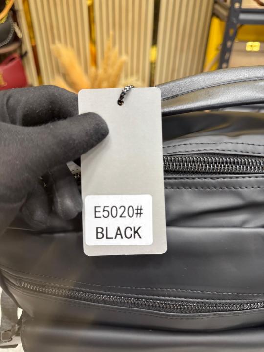 Emporio Arma_i EA7 Signature Plaque Backpack In Black (E5020)
